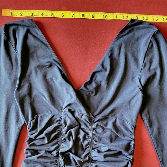 Like New Last Tango Navy Ruched Top | M/L | Vintage - Picture 5 of 9